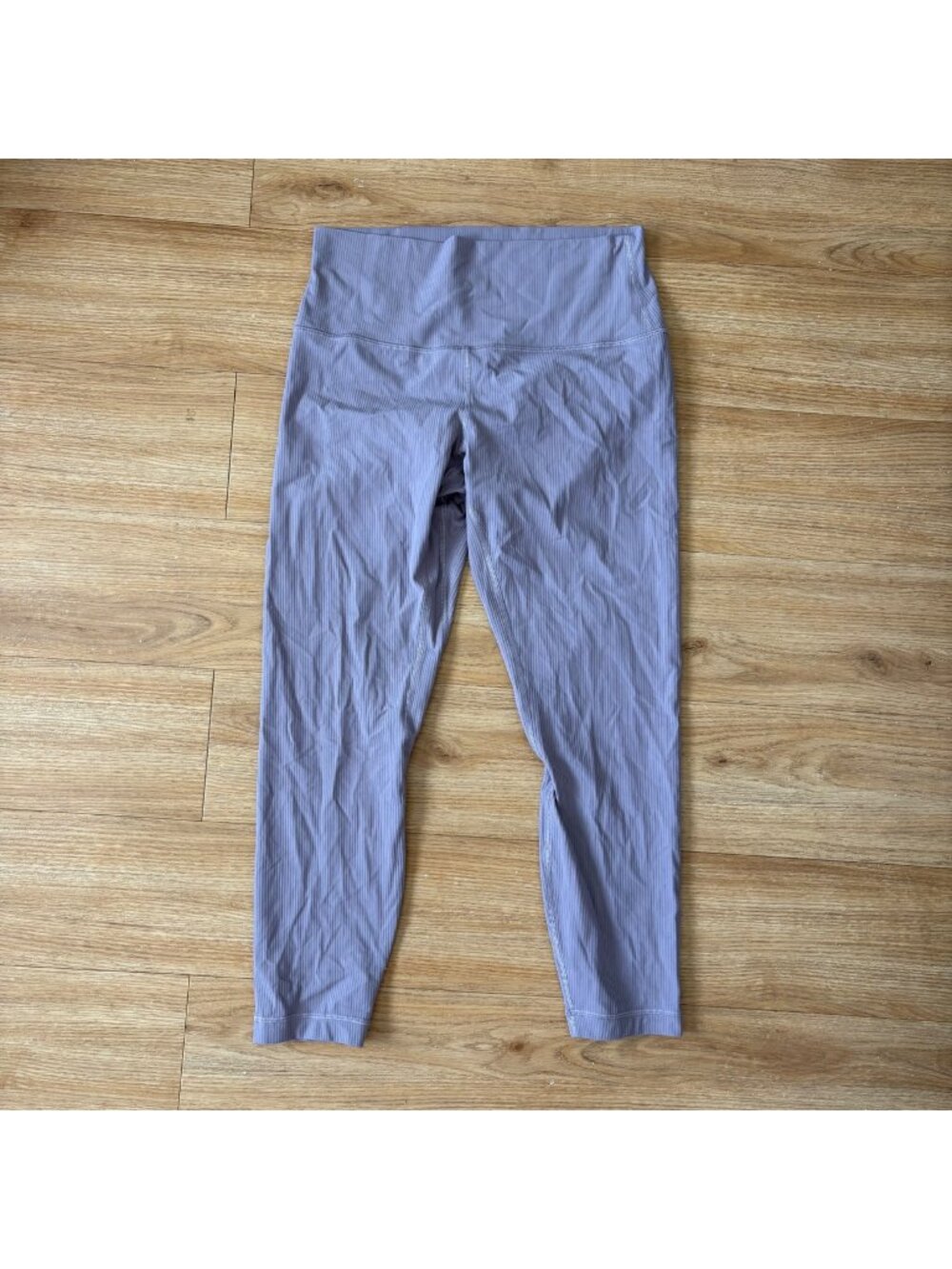 Lululemon Athletic Align Ribbed HR Yoga Pants 25” Purple Ash Women’s Size 10